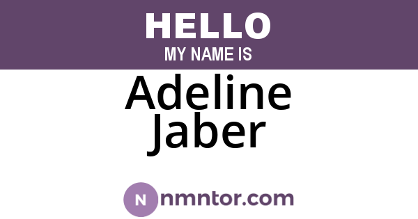 Adeline Jaber
