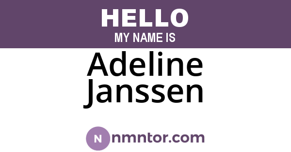Adeline Janssen