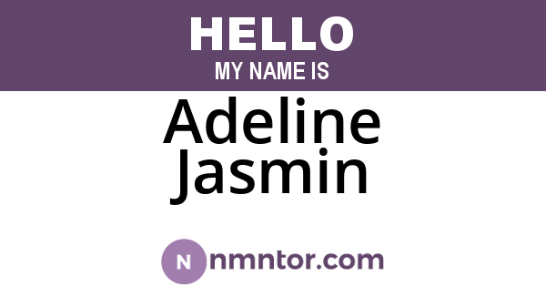 Adeline Jasmin