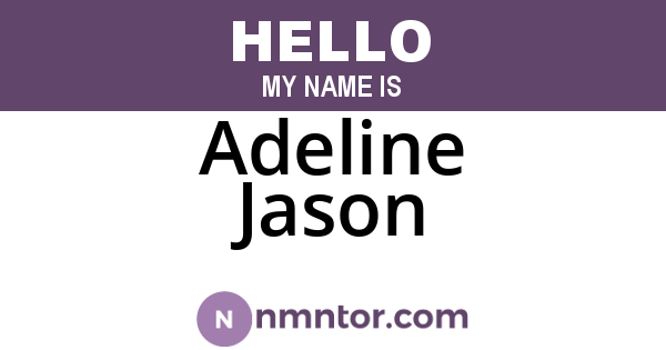 Adeline Jason