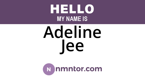 Adeline Jee