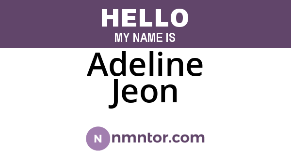 Adeline Jeon