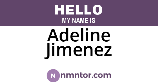 Adeline Jimenez