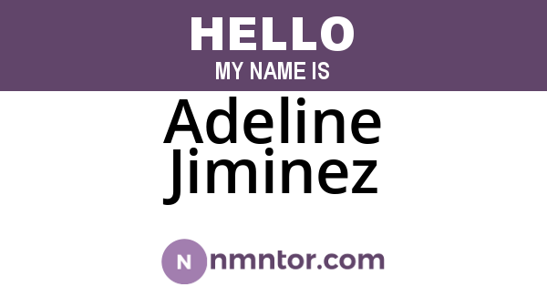 Adeline Jiminez