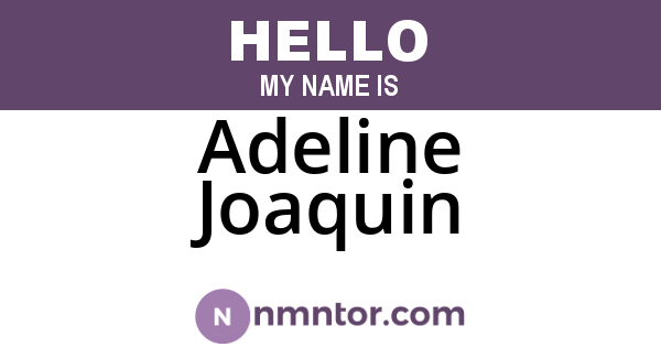 Adeline Joaquin