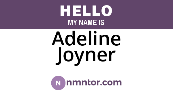 Adeline Joyner