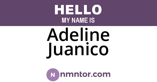Adeline Juanico
