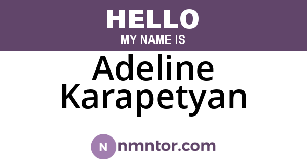 Adeline Karapetyan