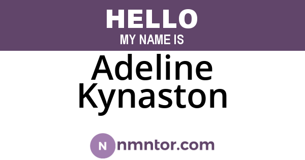 Adeline Kynaston