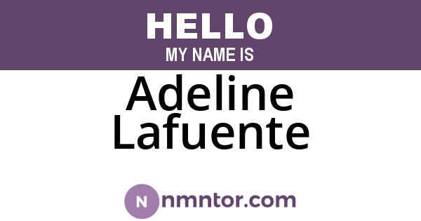Adeline Lafuente