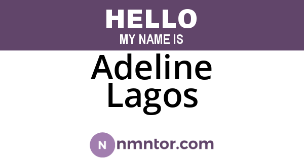 Adeline Lagos