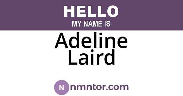 Adeline Laird