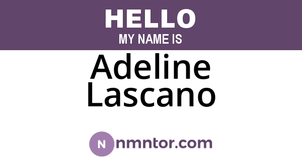 Adeline Lascano