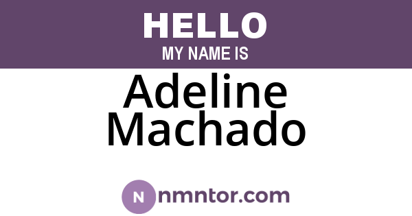 Adeline Machado