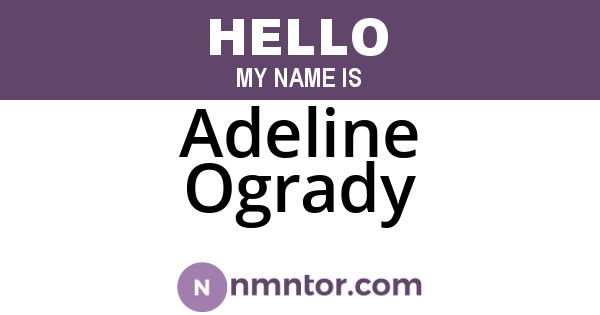 Adeline Ogrady