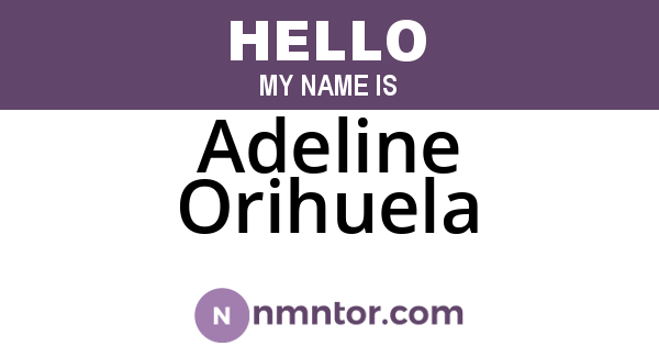 Adeline Orihuela