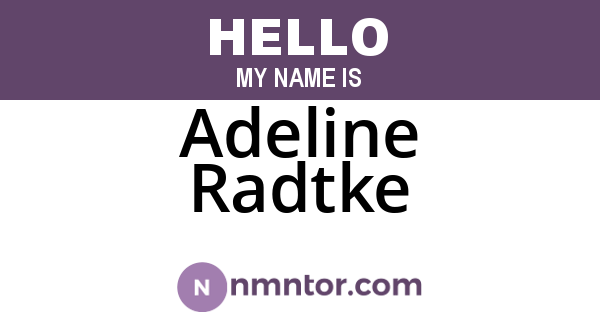 Adeline Radtke