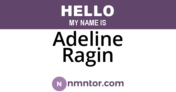 Adeline Ragin