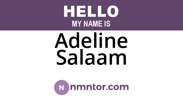 Adeline Salaam