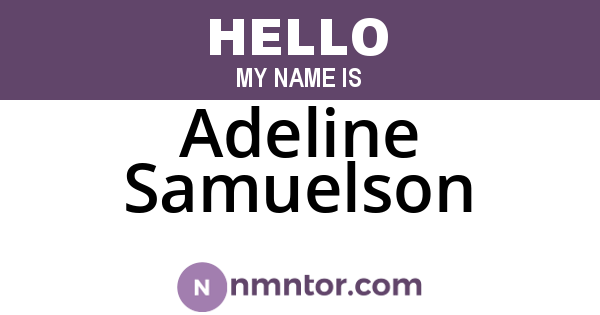 Adeline Samuelson