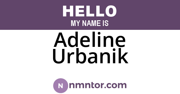 Adeline Urbanik