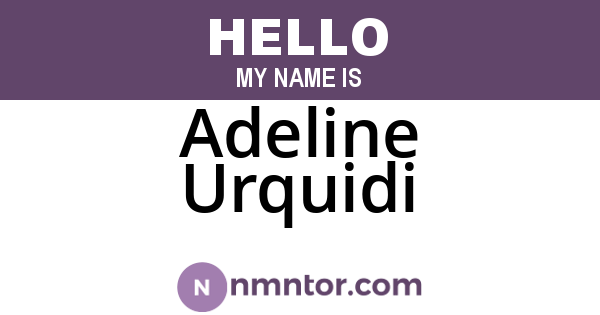 Adeline Urquidi