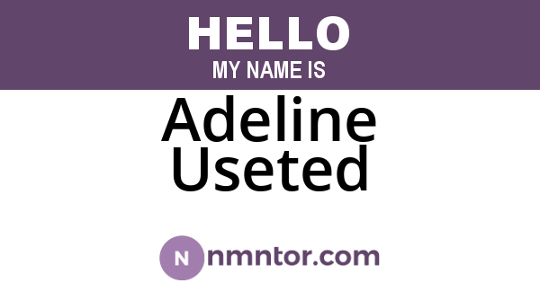 Adeline Useted