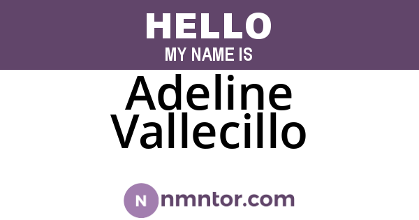 Adeline Vallecillo