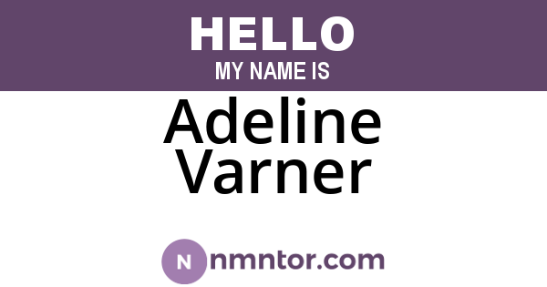Adeline Varner