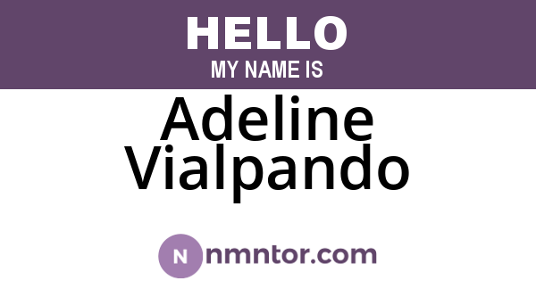 Adeline Vialpando