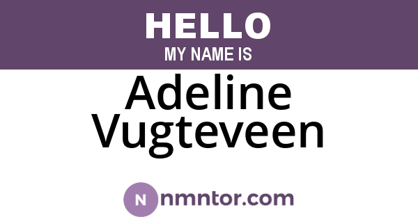 Adeline Vugteveen