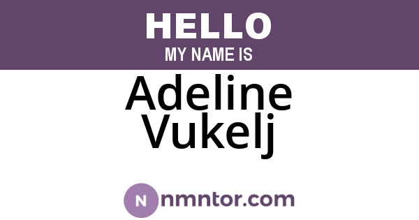 Adeline Vukelj