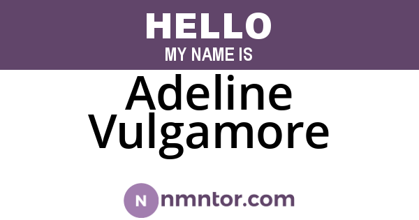 Adeline Vulgamore