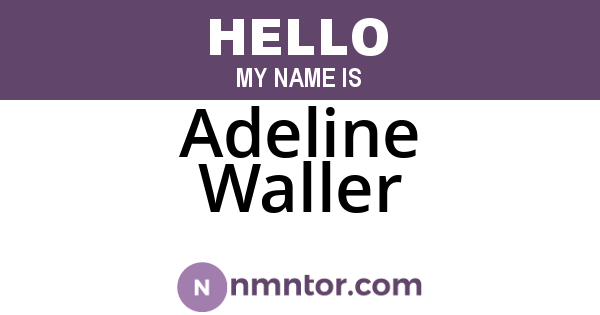 Adeline Waller