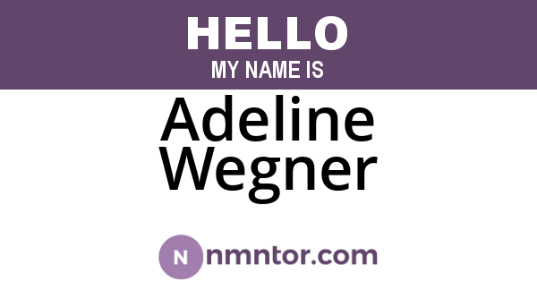 Adeline Wegner