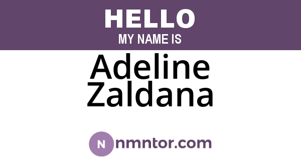 Adeline Zaldana