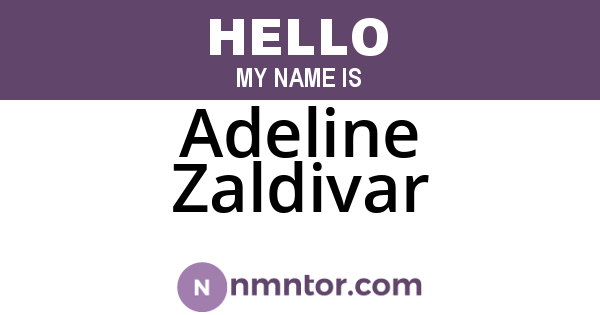 Adeline Zaldivar