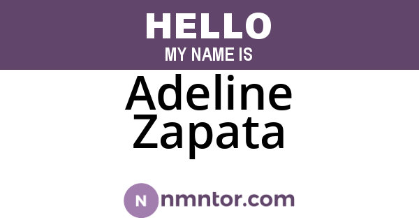 Adeline Zapata