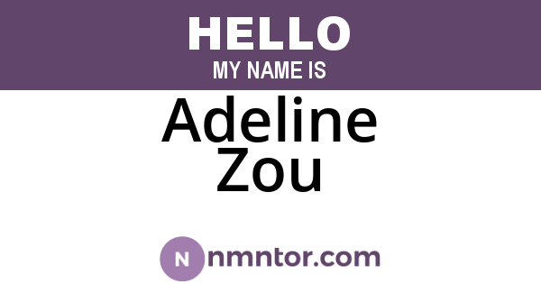 Adeline Zou
