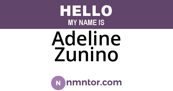 Adeline Zunino