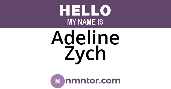 Adeline Zych
