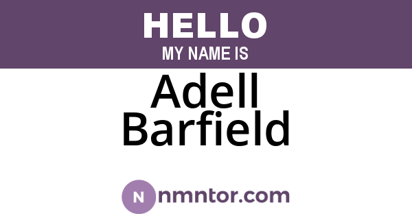 Adell Barfield