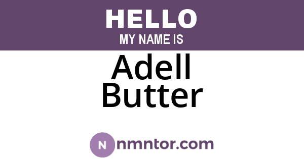 Adell Butter