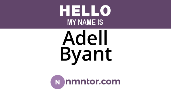 Adell Byant