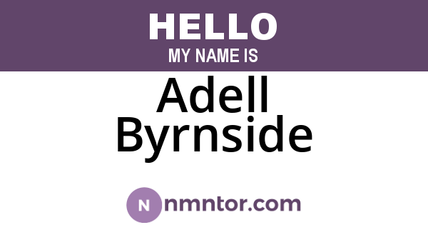 Adell Byrnside
