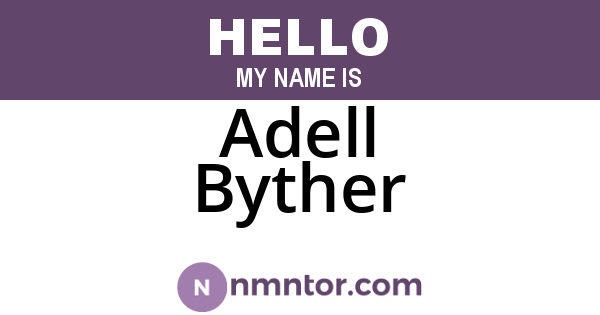 Adell Byther