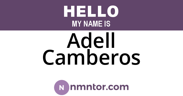 Adell Camberos
