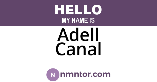Adell Canal