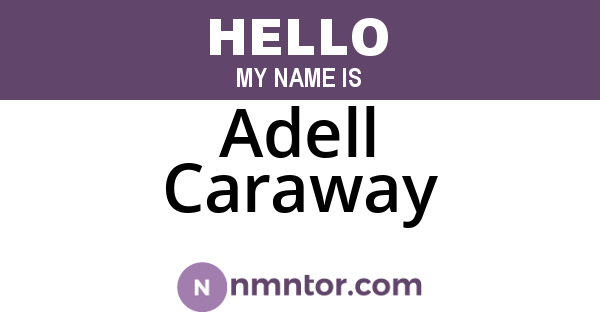 Adell Caraway