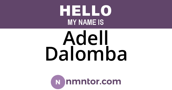 Adell Dalomba